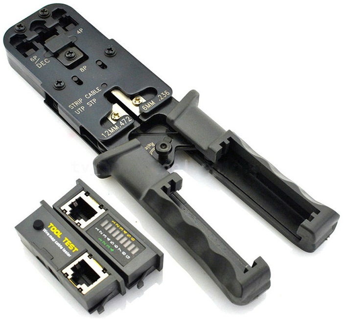 Kìm bóp đầu cos & test mạng